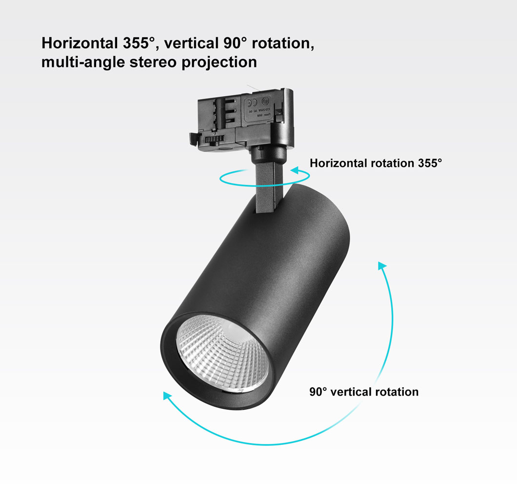 Anti-glare LED Track Lighting detail