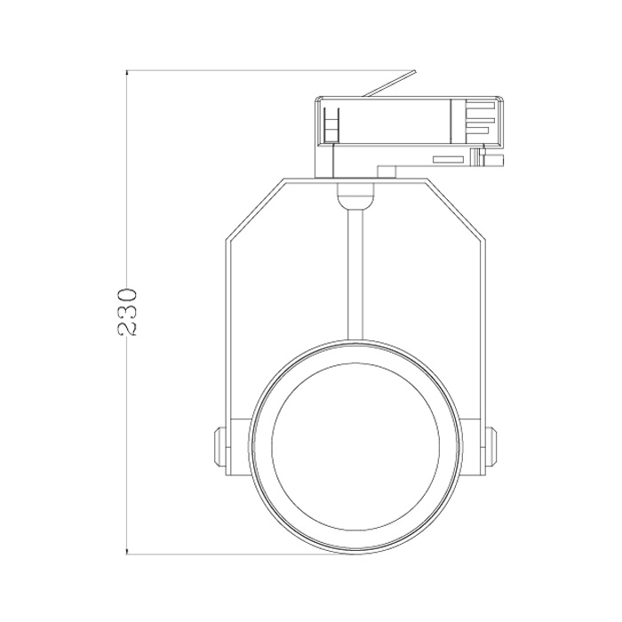 Double Arms 30W LED Track Spot Light