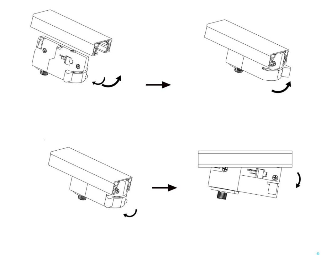 Two  three -wires single circuit adapter mounting instructions