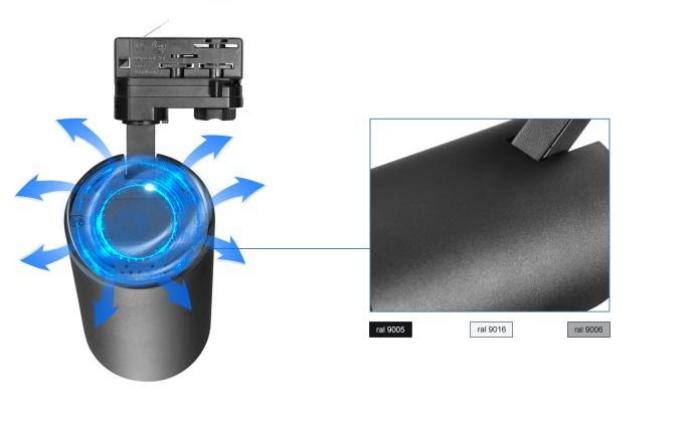 Zoomable LED Track Light PS-TL30-X16A92Z detail