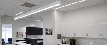 LED Suspended Linear Light application