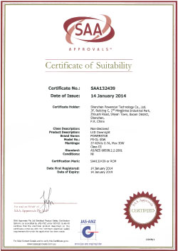 SAA Certification