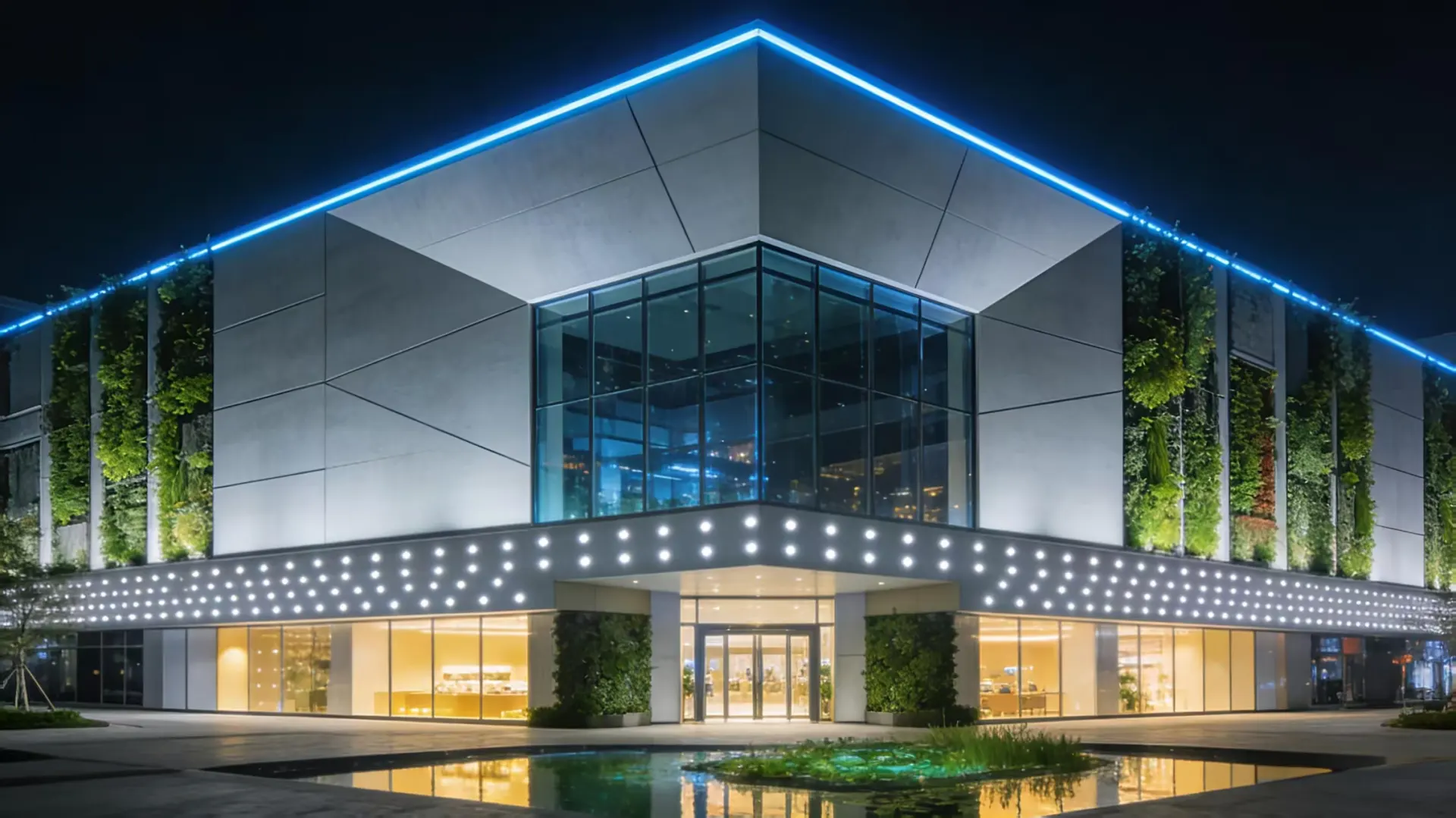 future-oriented commercial illumination with intelligent and energy-efficient lighting systems