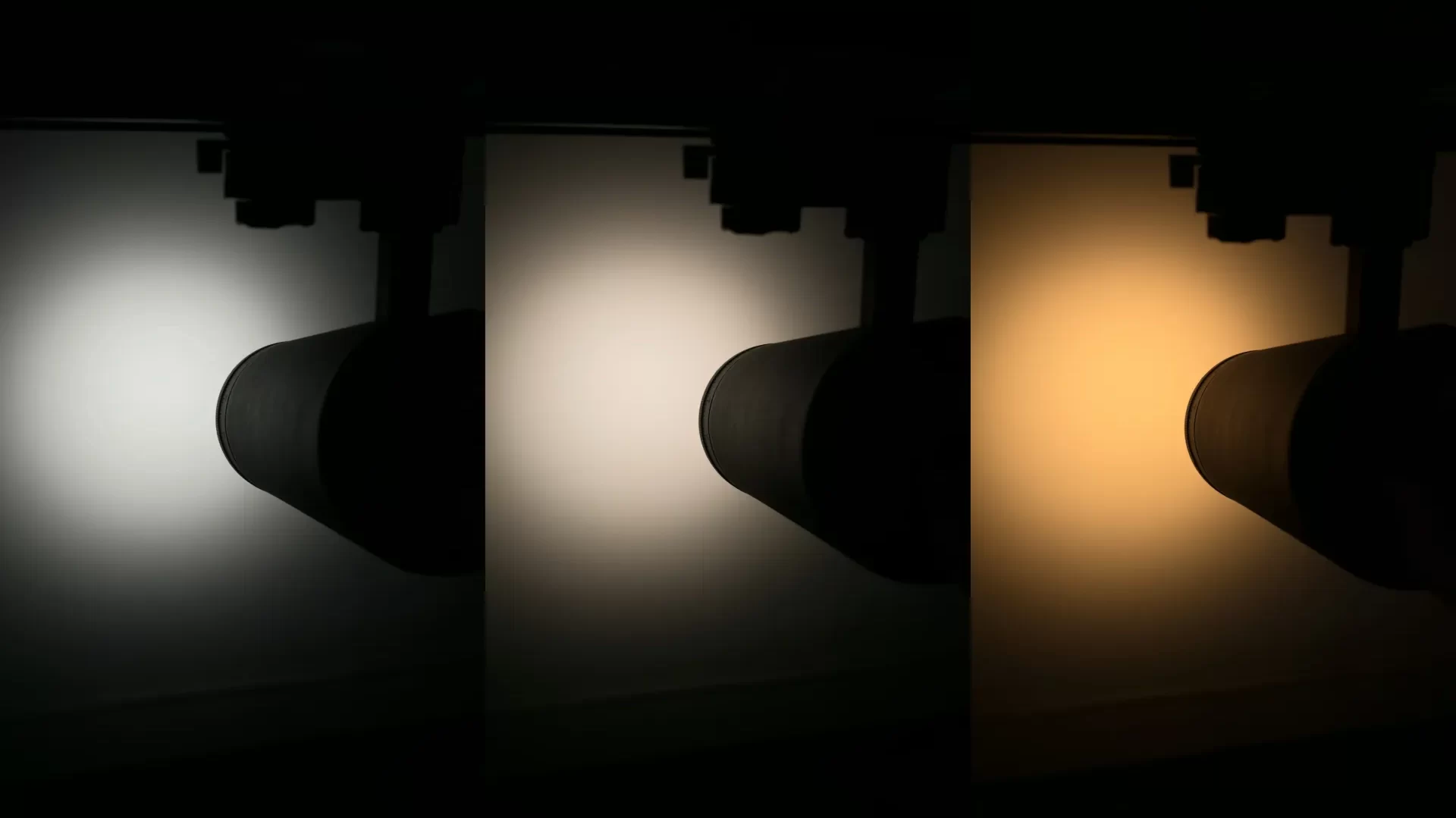 Museum track lights with dimming and tunable white color temperature control