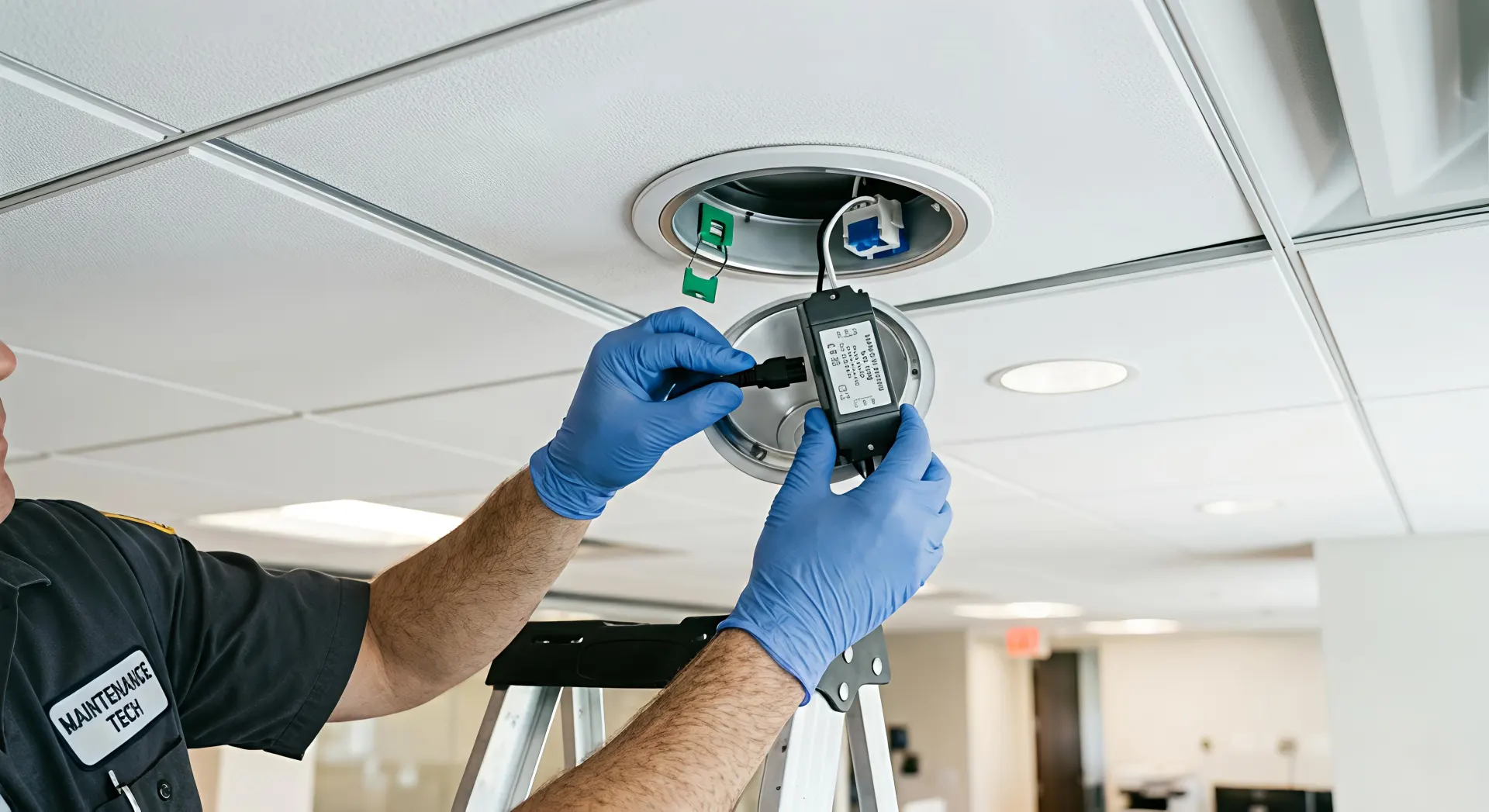 easy maintenance modular lighting system with replaceable driver and light engine