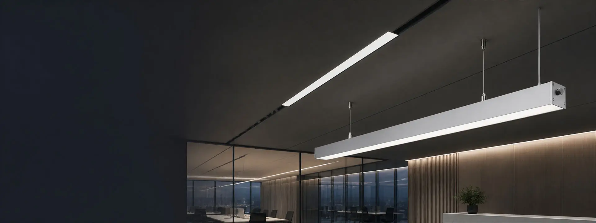 Iluminação Linear Comercial por LED